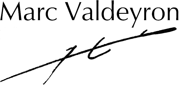 Marc Valdeyron signature